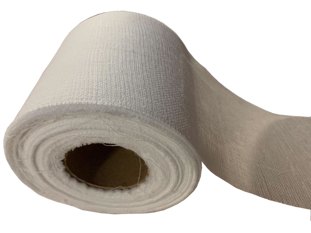 4" Wide Grade 50 White Cheesecloth Roll - 100 Yards - Click Image to Close
