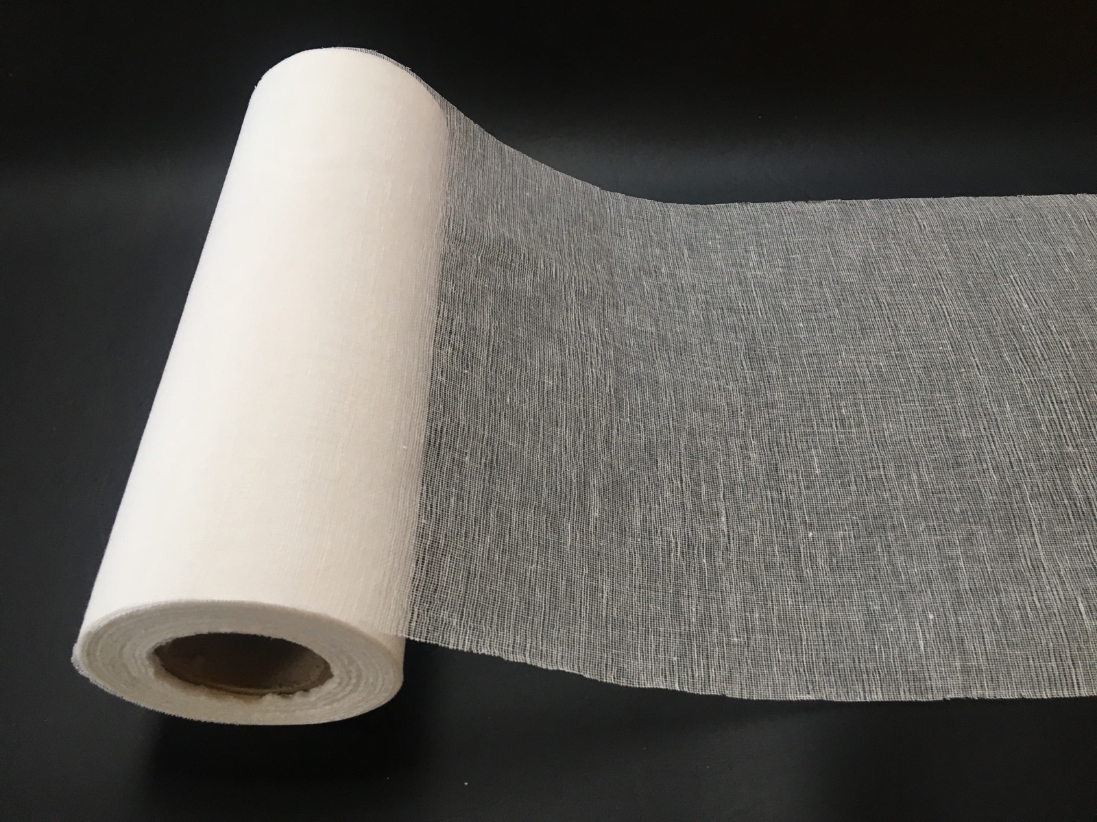 12" Cheesecloth Runner Grade 50 Bleached - 100 Yard Roll - Click Image to Close