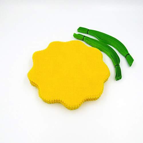 Lemon Wraps With Green Ribbon - 12 Pack - Click Image to Close