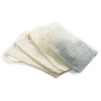 (image for) Cheesecloth Tea Bags (4 Pack) 5" x 3"