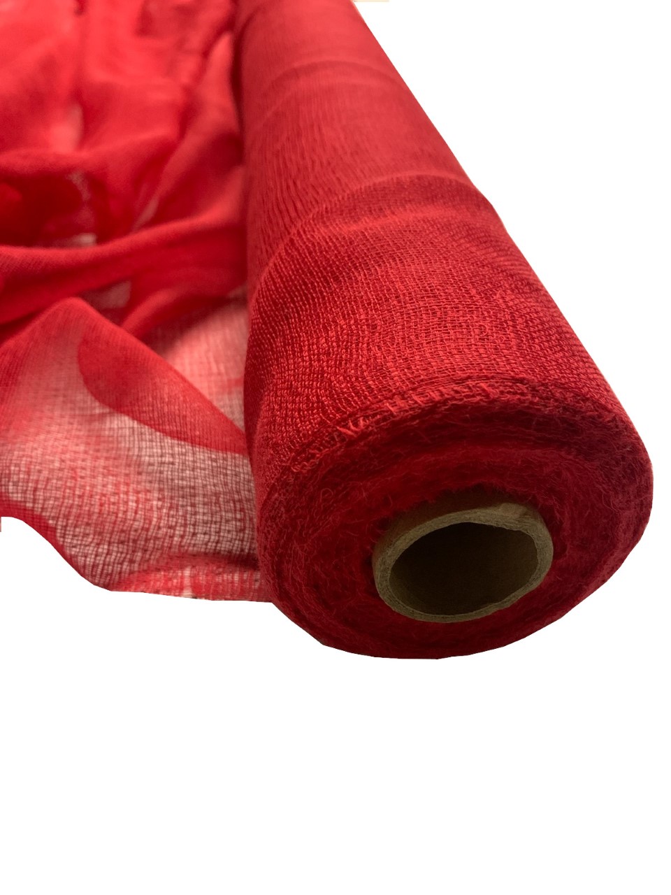36" Wide Red Cheesecloth 100 Foot Roll - Click Image to Close